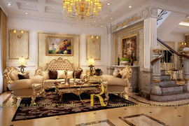 ĐẸP MÊ MẨN VỚI MẪU BIỆT THỰ NỘI THẤT PHONG CÁCH TÂN CỔ ĐIỂN TẠI VINHOME